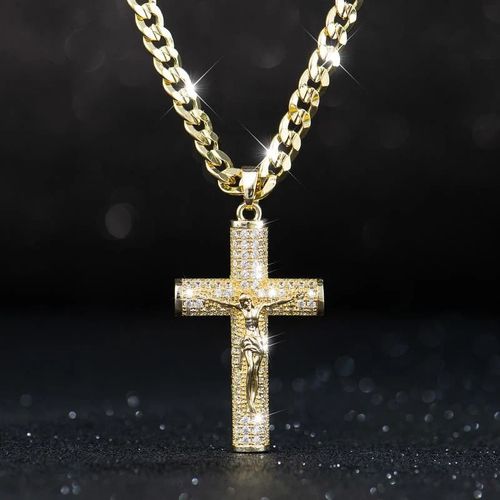 Jesus Crucifix Pendant Necklace