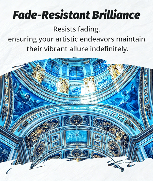 100g Water-based paint, electroplated blue