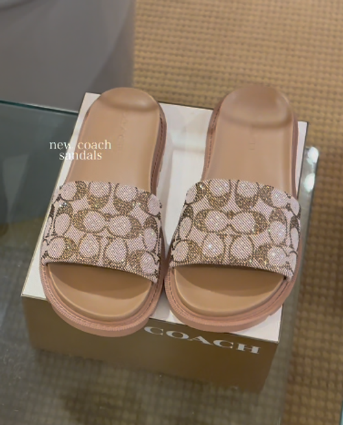 French Retro Flat Slides