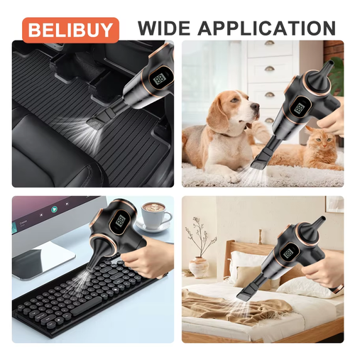 1 Set 36V 3.5A Multifunctional High-Power Car Vacuum Cleaner with Strong Suction
