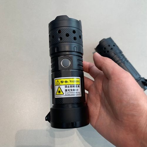 Handheld laser transmitter
