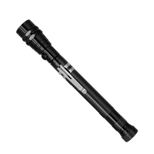 360 Degree Rotation Magnetic LED Work Light Flexible Design Telescoping Extensible Telescopic Flashlight Long Goose Neck