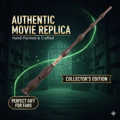 Harry Potter creative Resin Magic Wand Decorative Prop Fantasy Style Ornament With Textured Handle For Home Display Gift Collection