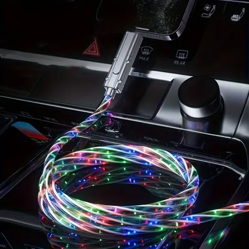 Radiant Flowing Light LED Data Cable
