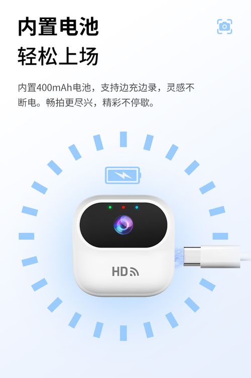 New A8 Camera: HD Wi-Fi Surveillance, Wearable, Pocket-Sized, and Magnetic-Mount Camera for Cycling