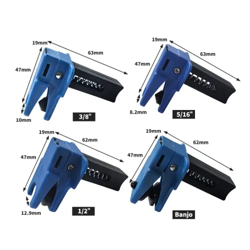 4Pcs Brake Fluid Line Block Off Cap Set For Auto Motorcycle Repair Seal Oil Pipe Leak Oil pipe clamp interception clamp Proof Tools