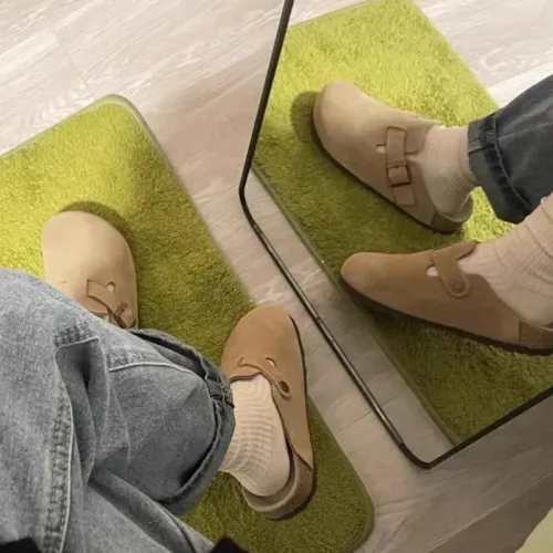 Soft Sole Cork Slides Outdoor Slippers
