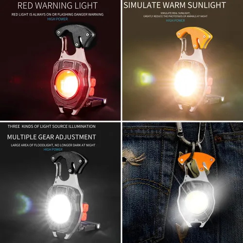 6 IN 1 Ultra Bright Keychain Led Light