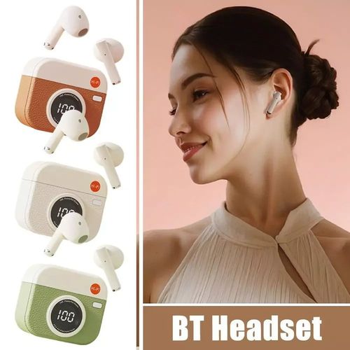 Waterproof Retro Hi-Fi Wireless Bluetooth Earphones with Noise Cancelling