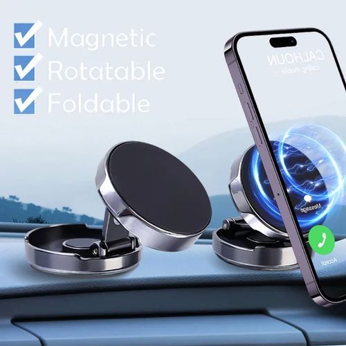 Mobile phone holder strong magnetic car mobile phone holder 720 degree foldable