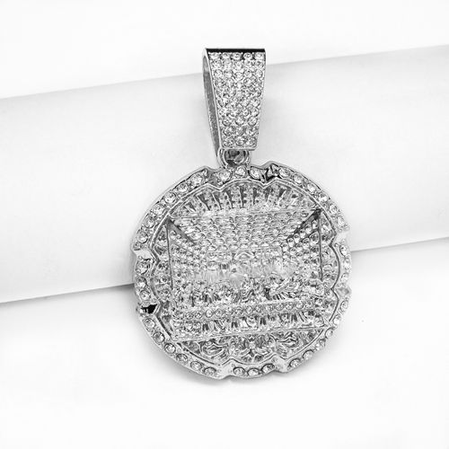 A Popular Large-Sized Hip-Hop Pendant Necklace With Full Diamonds From Europe And America For The Last Supper