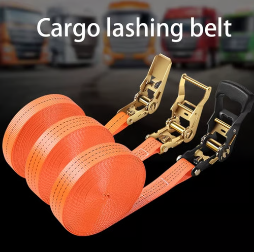 2.5cm*600cm Cargo Strap Ratchet Tensioner Freight Car Fixed Tightener Tighten Rope For Luggage Goods Transportation Outdoor Camping