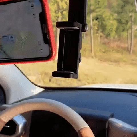 Rotatable and Retractable Car Phone Holder
