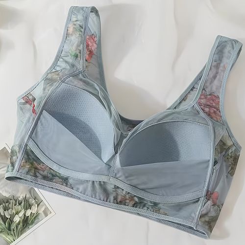 Non steel bra with breathable gathering and anti sagging features