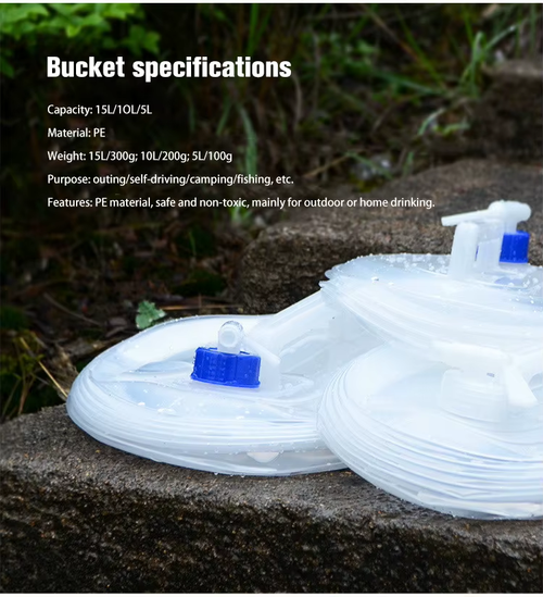 5L-15L Car Collapsible Bucket Portable Bottle Container Water Storage Bottle Bucket