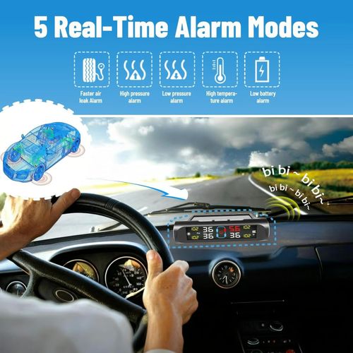 Solar Powered Tire Pressure Monitoring System