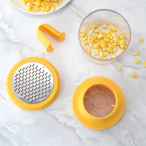 4 In 1 Corn Husker Corn Sheller Corn Cob Cutter Corn Thresher Corn Husker Cooking Tool Grind Garlic Kitchen Gadget