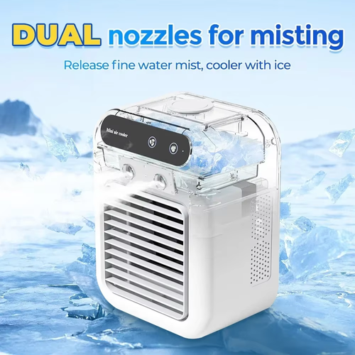 Portable USB Desk Cooler Fan With Humidifier