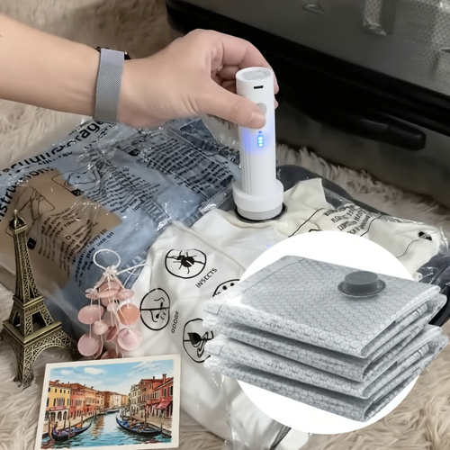 7 Reasons Why Savvy Travelers Are Using This Cordless Travel Vacuum Bag Set (And Why You Should Too)
