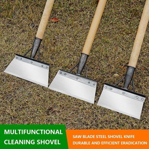 Multifunctional Outdoor Garden Cleaning Shovel Square Manganese Steel Flat Shovel Heavy Duty Square Garden Shovel Spade
