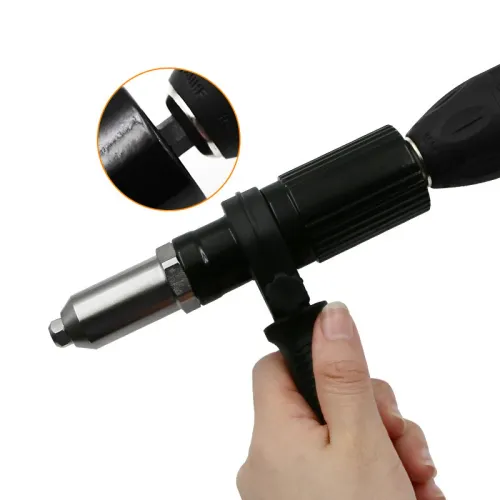 Professional Electric Rivet Nut Gun Machine Core Pull Accessories Cordless Riveting Gun Drill Adapter Insert Nut Tools