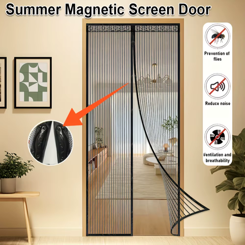 Self-Absorb Magnetic Anti-Mosquito Door Screen
