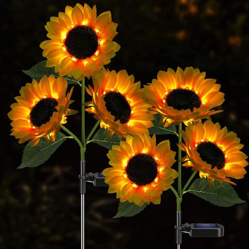 🌞Solar LED Sunflower Garden Lights 29.6inch 75cm