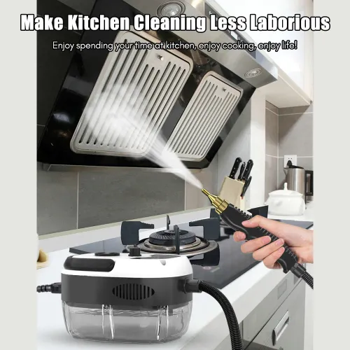 2500W Portable Handheld Steam Cleaner High Temperature Pressurized Steam Cleaning Machine with Brush Heads