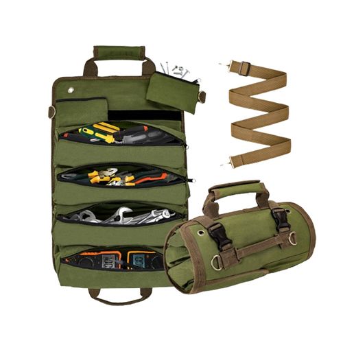 Heavy-duty roll-up tool bag – portable and durable