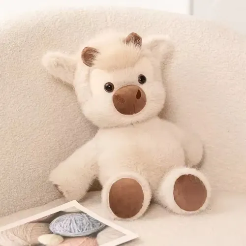 Cute highland cow plush toy 45cm