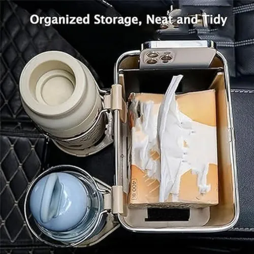 Car armrest storage box