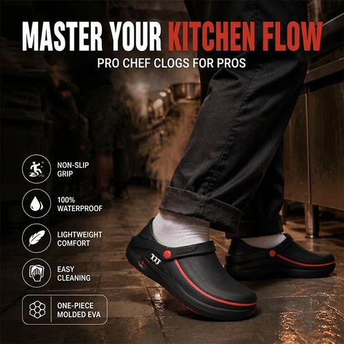 Waterproof and oil-resistant safety shoes with cushioned soles.