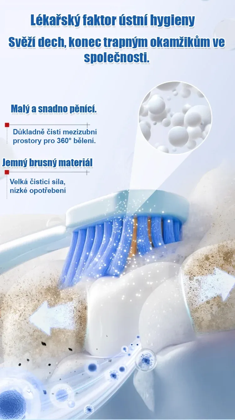 Get brighter teeth in 7 days Probiotic Whitening Toothpaste