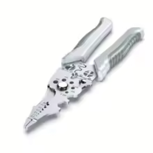 Multi Functional Industrial Wire Stripper Cutter Crimper Heavy Duty Stainless Steel Electrical Pliers Ergonomic Grip