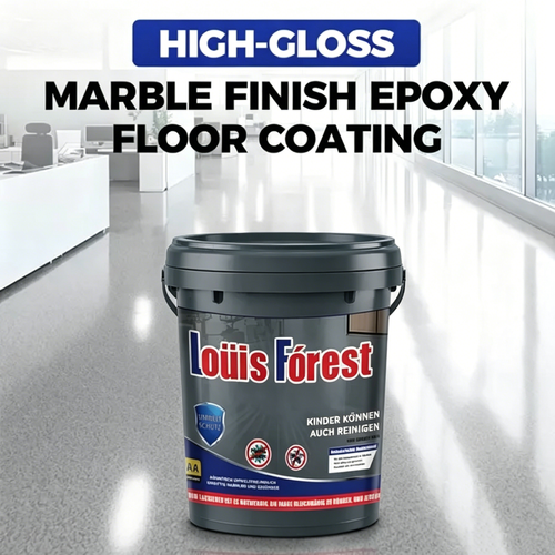 High-Gloss Marble Finish Epoxy Floor Coating 1kg per barrel