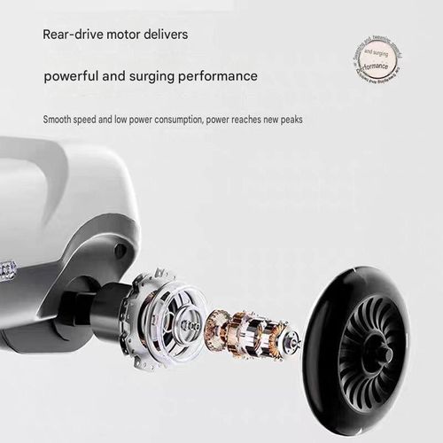Electric car floor cleaner kart