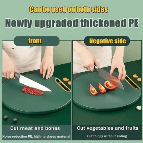Antibacterial Plastic Cutting Board Non Slip BPA-Free Vegetable Cutting Board Anti-mildew Food Grade Meat Chopping Board Kitchen