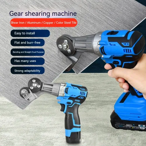 Electric drill to shears Electric tin scissors Metal plate cutter Shears , drill not included