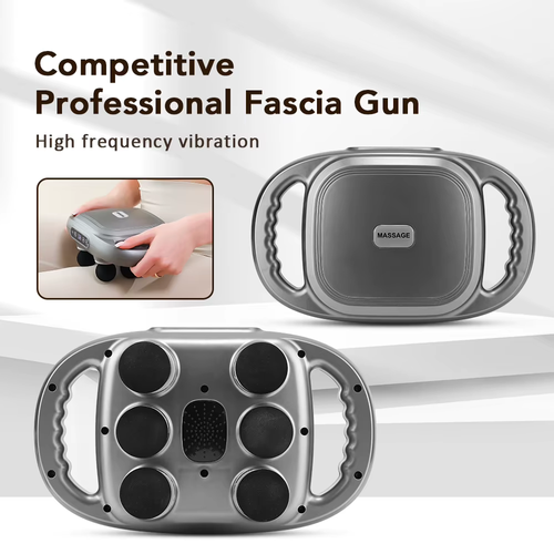 6-Head High-Frequency Vibration Body Massage Fascia Gun