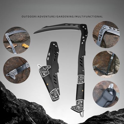 Professional Stainless Steel Sickle for Farm, Garden, Lawn Weed Cutting