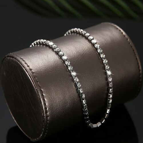 Tennis Necklace + Free Bracelet