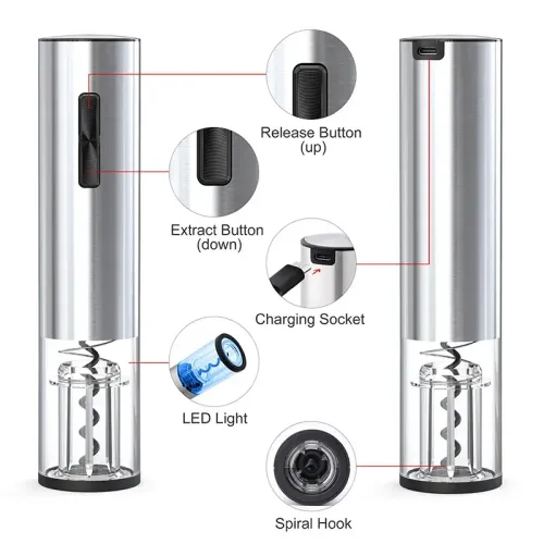 5-in-1 Electric Wine Tool Gift Box Set