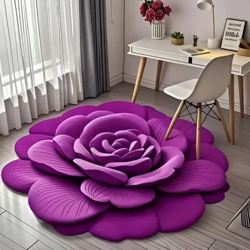 Floral floral diatomaceous earth carpet