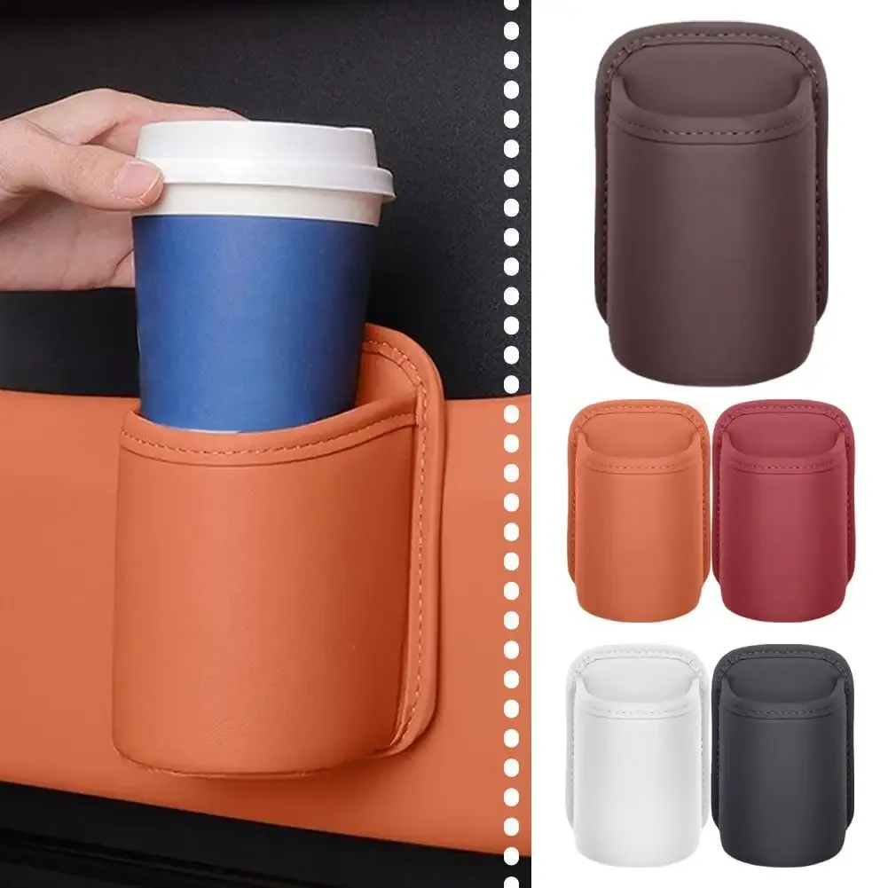 2Pcs Universal Car Door Cup Holder Box Back Clip Design Drink Rack Storage Bin Car Seat Back Water Cup Box Organizer Pocket