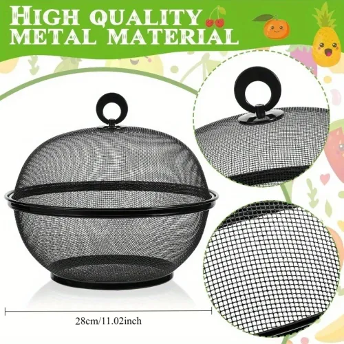 Kitchen Fruit Basket Vegetable Storage Basket Reusable Draining Fruit Bowl for Fruits Vegetables and Household Items Outdoor