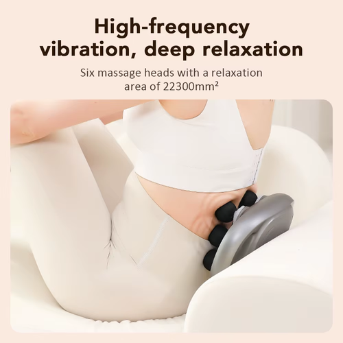 6-Head High-Frequency Vibration Body Massage Fascia Gun