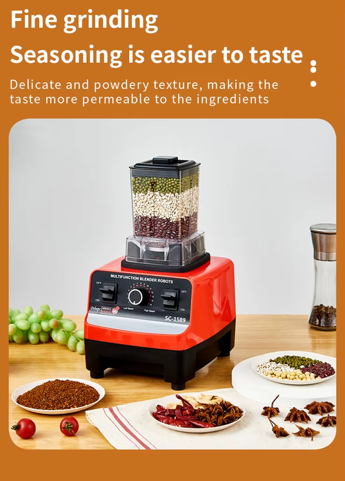 2000W Heavy Duty Commercial Blender Fruit Mixer Juicer Food Processor Ice Smoothies Blender High Power Juice maker Crusher 220V