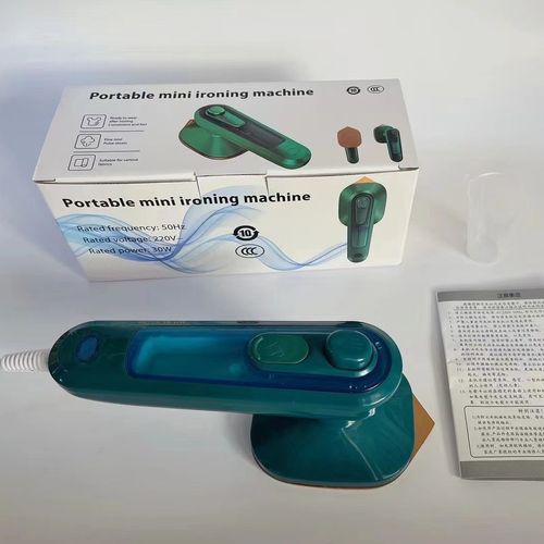 Mini 2-in-1 Electric Iron & Lint Remover: Two Functions in One Device