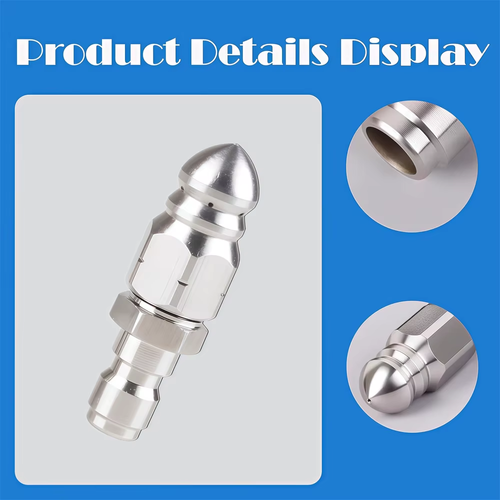 High-Pressure Water Jet Sewer Cleaning Nozzle