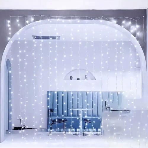 Christmas 3M x 2M 200 LEDs Curtain Light String Indoor Outdoor Fairy Garland